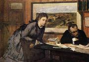 Edgar Degas feel wronged and act rashly France oil painting artist